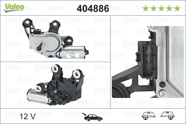 Motor stergator 404886 VALEO